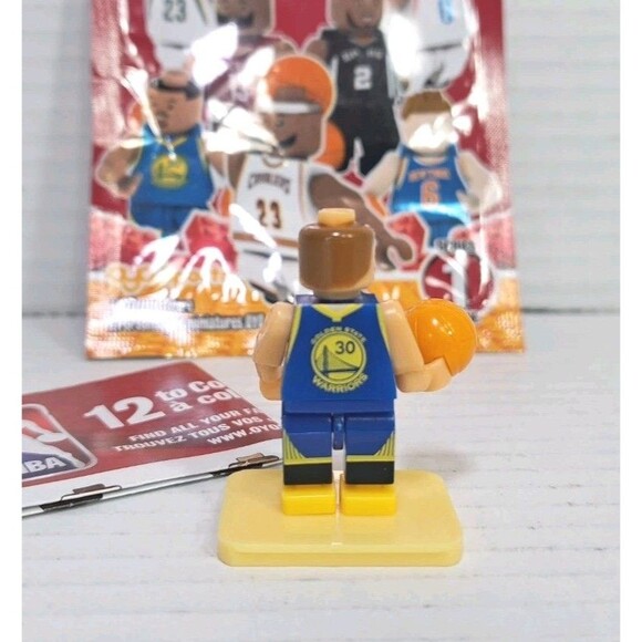NBA Series 1 OYO Sports Blocks Stephen Curry Golden State Warriors Mini Figure - Picture 3 of 3